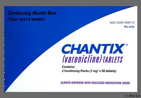 Chantix Continuing Month Box package photo