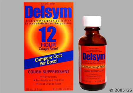 Delsym 12-Hour 30mg/5ml Extended-Release Suspension package photo