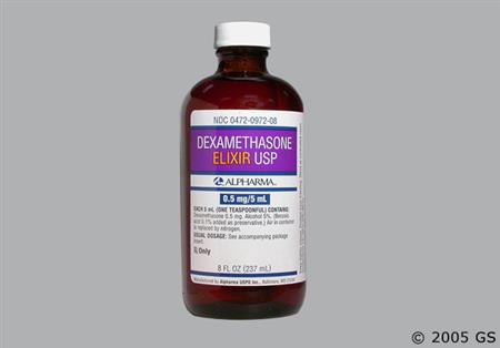Dexamethasone 0.5mg/5ml Elixir package photo