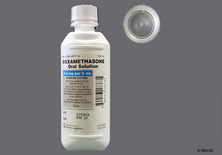 Dexamethasone 0.5mg/5mL Solution package photo