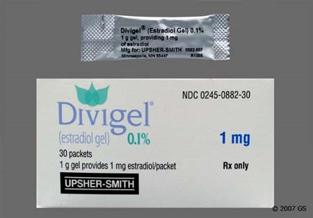 Divigel 0.1% Transdermal Gel (1mg/day) package photo