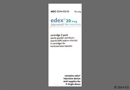 Edex Cartridge 20mcg Powder for Injection package photo