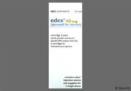 Edex Cartridge 40mcg Powder for Injection package photo