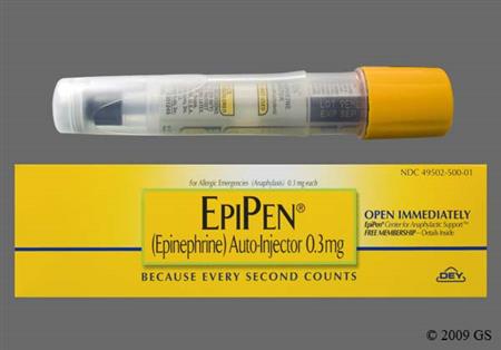 Epipen Auto-Injector 0.3mg/0.3ml Solution for Injection package photo