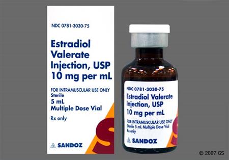 Estradiol Valerate 10mg/ml in Oil for Injection package photo