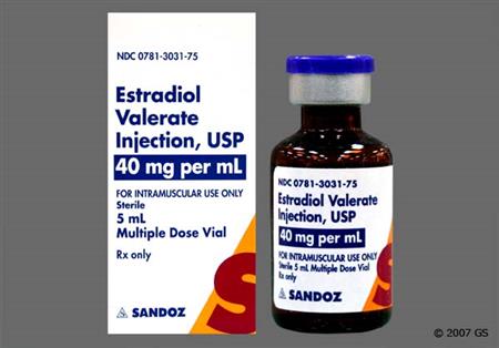 Estradiol Valerate 40mg/ml in Oil for Injection package photo