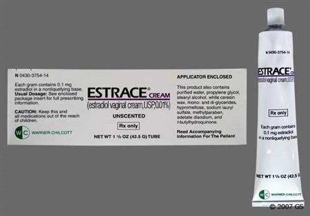 Estrace 0.01% Vaginal Cream package photo