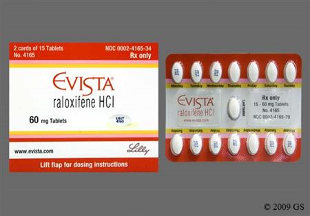 Evista 60mg Tablet package photo