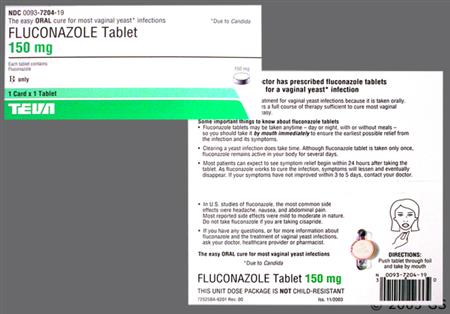 Fluconazole 150mg Tablet package photo