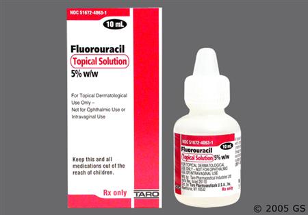Fluorouracil 5% Topical Solution package photo