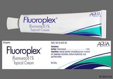 Fluoroplex 1% Topical Cream package photo