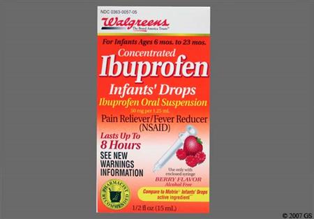 Walgreens Infants' Ibuprofen 50mg/1.25mL Drops package photo