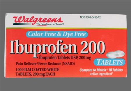 Walgreens Ibuprofen 200mg Tablet package photo