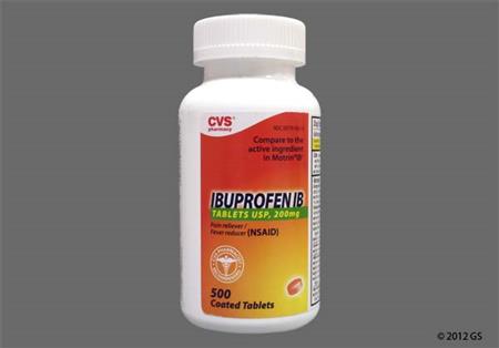 CVS Ibuprofen IB 200mg Tablet package photo