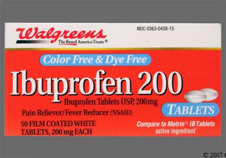 Walgreens Ibuprofen 200mg Tablet package photo