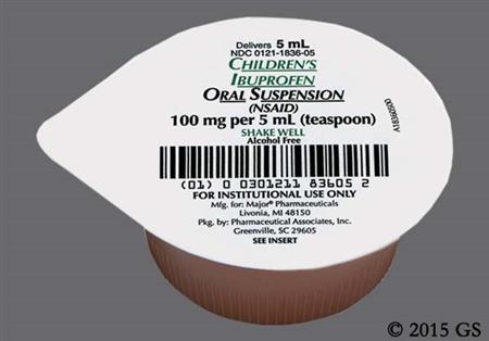 Children's Ibuprofen 100mg/5mL Suspension (Berry) package photo