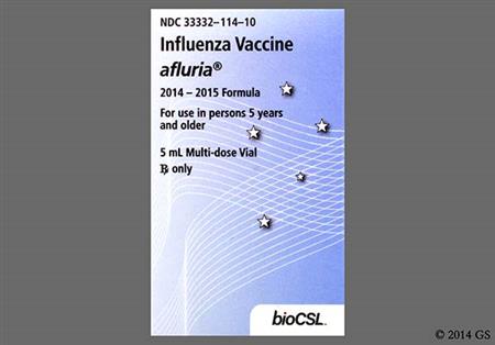 Afluria 2014-2015 Formula Suspension for Injection package photo