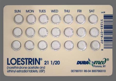Loestrin 1/20 21-Day Tablet package photo
