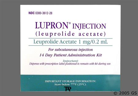 Lupron 5mg/ml Solution for Injection package photo