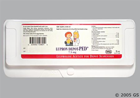 Lupron Depot-Ped 7.5mg Powder for Injection package photo