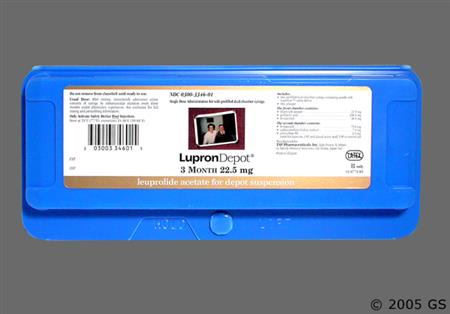 Lupron Depot 3-Month 22.5mg Powder for Injection package photo