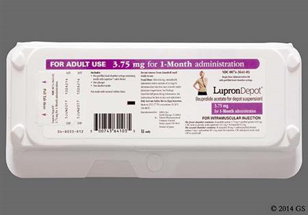 Lupron Depot 1-Month 3.75mg Powder for Injection package photo
