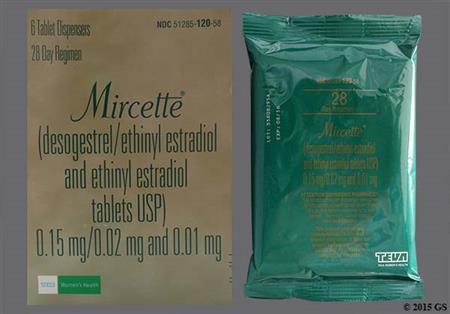 Mircette 28-Day 0.15mg-0.02mg Tablet package photo