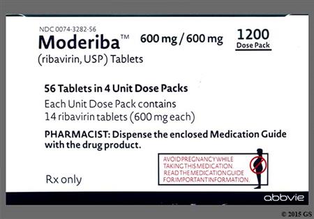 Moderiba 1200mg Dose Pack Tablet package photo