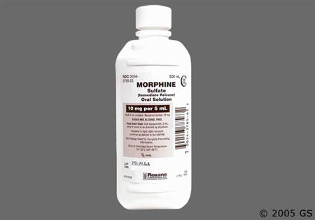 Morphine Sulfate 10mg/5mL Solution package photo