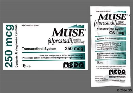 Muse 250mcg Urethral Suppository package photo