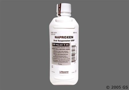 Naproxen 125mg/5mL Suspension package photo