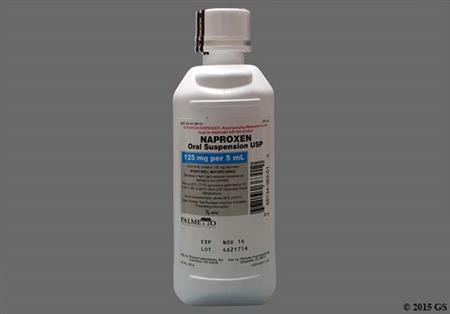 Naproxen 125mg/5mL Suspension package photo