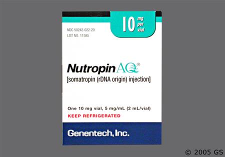 Nutropin AQ 10mg/2ml Solution for Injection package photo