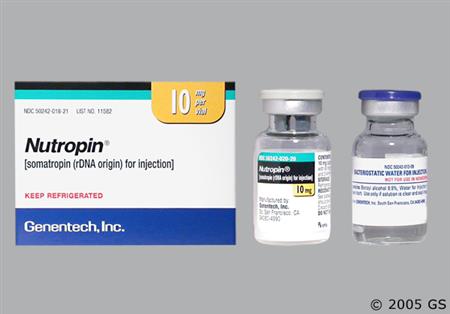 Nutropin 10mg Powder for Injection package photo