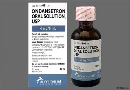 Ondansetron Hydrochloride 4mg/5mL Solution package photo