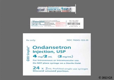 Simplist Ondansetron Hydrochloride 4mg/2ml Prefilled Syringe Solution for Injection package photo