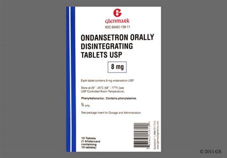Ondansetron 8mg Orally Disintegrating Tablet package photo