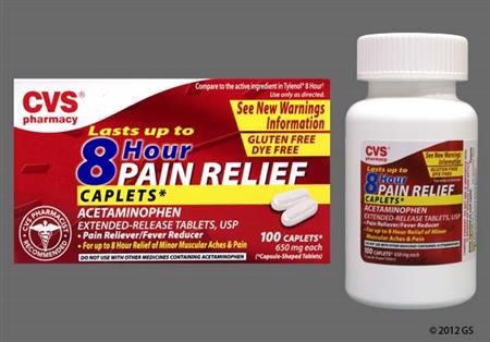 CVS 8 Hour Pain Relief 650mg Extended-Release Caplet