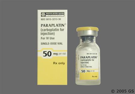 Paraplatin 50mg Powder for Injection package photo