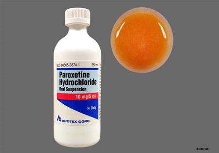 Paroxetine Hydrochloride 10mg/5mL Suspension package photo