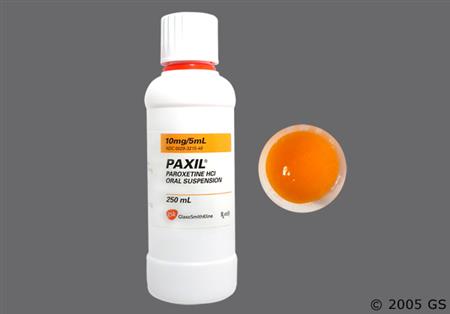 Paxil 10mg/5mL Suspension package photo