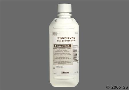 Prednisone 5mg/5mL Solution package photo