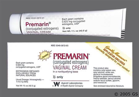 Premarin 0.625mg Vaginal Cream package photo