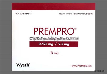 Prempro 0.625mg-2.5mg Tablet package photo