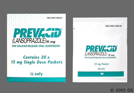 Prevacid 15mg Delayed-Release Granules for Suspension package photo