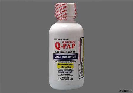 Q-Pap 160mg/5mL Liquid (Grape) package photo