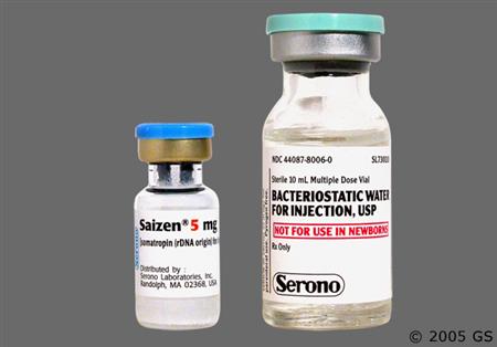 Saizen 5mg Powder for Injection package photo