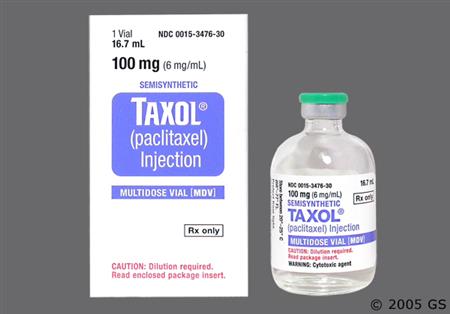 Taxol 100mg/16.7ml Solution for Injection package photo