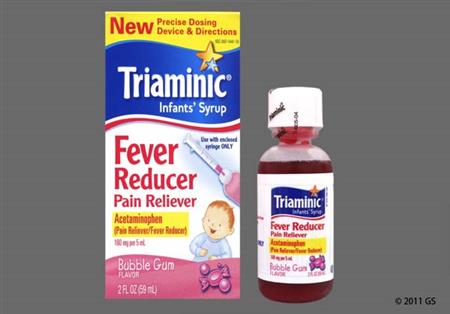 Triaminic Infants' Fever Reducer and Pain Reliever Solution (Bubble gum) package photo