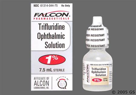 Trifluridine 1% Ophthalmic Solution package photo